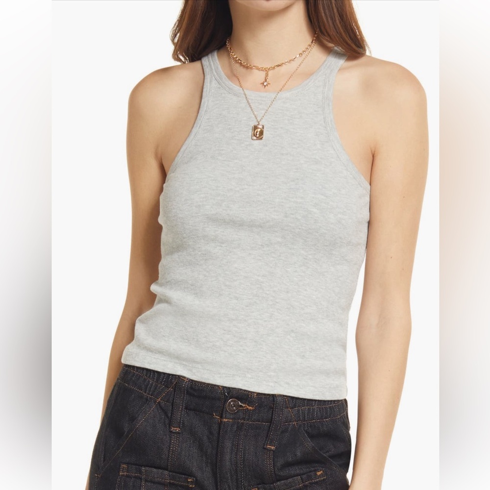 BP Ribbed Crew Neck Tank